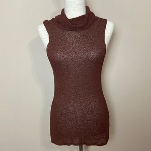 Barbara Who Vintage Sleeveless Turtleneck Sweater